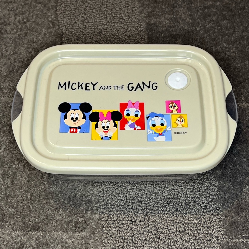 Mickey Mouse and the Gang Food Storage Container Box w/ Vent Japan Exclusive